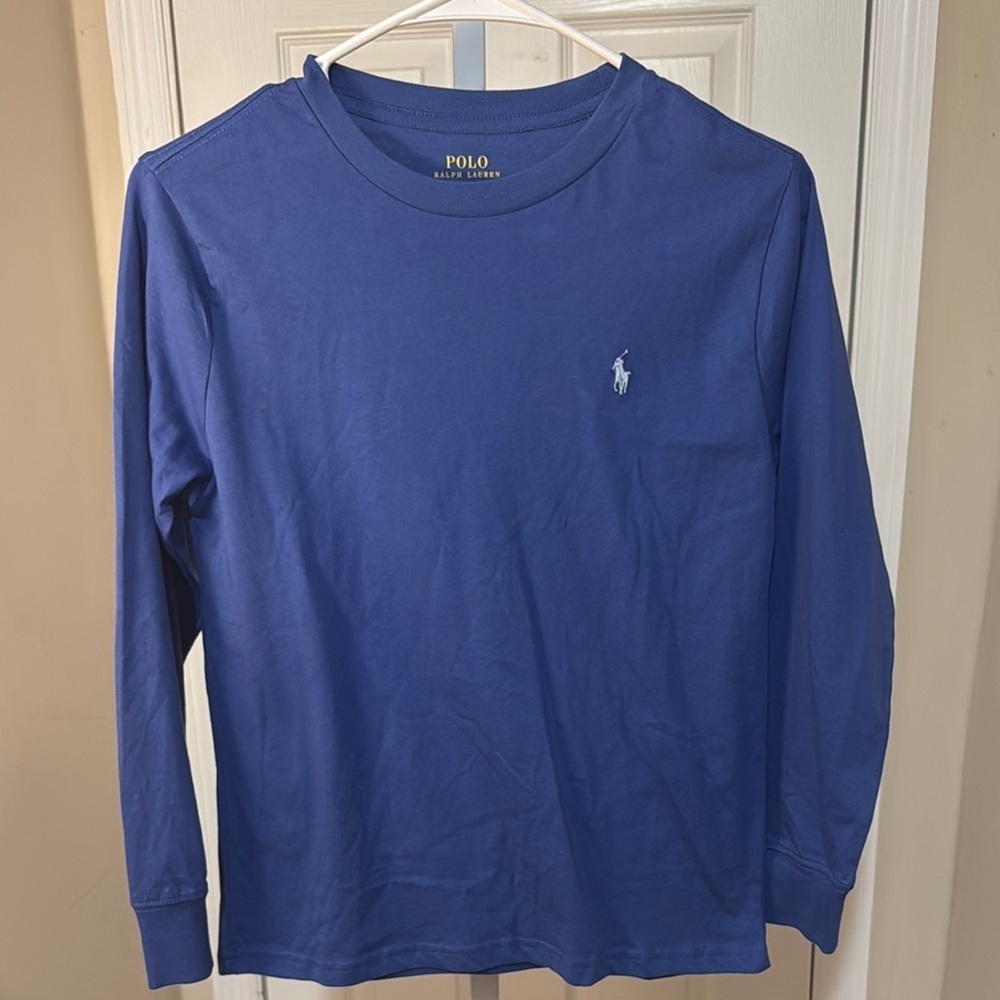 Polo by Ralph Lauren Vibrant Blue Long Sleeve Tee